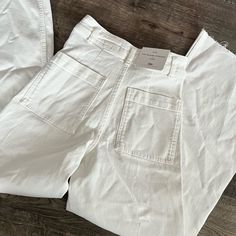 Reposhing This Item I Purchased From @Mikeymollyavery. Loved It, But Ready To Rotate For Something New. Questions? Leave A Comment Below! Zara The Marine Straight, The Marine, Zara White, Zara Jeans, Straight Pants, Flare Jeans, Something New, Color White, Wide Leg