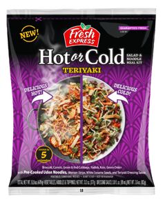 fresh flavors hot or cold teriyaki mix, 5 - ounce bags pack of 6