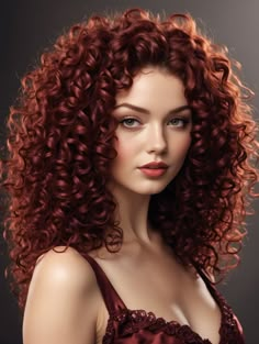 Fall Hair Red, Long Red Curly Hair, Ginger Ombre, Quick Curly Hairstyles, Red Hair Looks, Red Curls, Blonde Tips, Blonde Streaks, Red Curly Hair