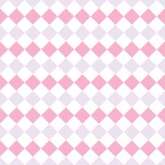 Checkered Diamond Pattern Basics Fabric - Girl - ineedfabric.com Diamond Checkered Pattern, Light Pink Checkered Wallpaper, Lavender Checkered Wallpaper, Purple Checkered Background, Pastel Pink Plaid Pattern, Miniature Printables, Digital Print Fabric, White Canvas, Diamond Pattern