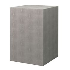 Side Table with Square Frame and Faux Shagreen Accent, Gray By Casagear Home Textured Skin, Faux Shagreen, Chic Table, Luxurious Home, Square Side Table, Living Room Accent Tables, Living Room End Tables, Wood End Tables, Living Room Accents