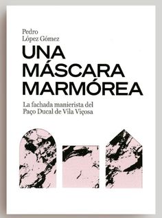 the book cover for una mascara marmorea, which is written in spanish