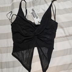 Nwt. Urban Outfitters Butterfly Black Top. Urban Outfitters Tank Top For Summer Party, Urban Outfitters Tank Top For Summer Nights Out, Urban Outfitters Tank Top For Night Out In Summer, Urban Outfitters Summer Party Tops, Urban Outfitters Sleeveless Black Crop Top, Fitted Black Crop Top By Urban Outfitters, Urban Outfitters Black Crop Top For Summer, Casual Party Crop Top From Urban Outfitters, Black Urban Outfitters Crop Top For Summer