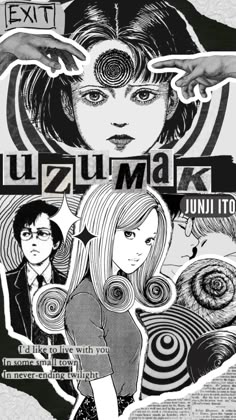 an advertisement for the upcoming movie, luzmaki's uni - ito