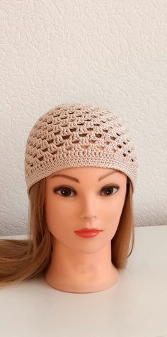 Women's Crochet Summer boho Girls summer hat Beige summer skull hat 100% cotton hat Womens Summer Cotton beret Ladies lace summer hat Bohemian Crochet Cotton Hat One Size, Bohemian Cotton Crochet Hat One Size, Bohemian Crochet Hat In Cotton One Size, Cream Crochet Cap For Summer, Bohemian Crochet Cotton Hat, Summer Crochet Beanie Hat, One Size Fits Most, Beige Crochet Cap For Spring, Spring Crochet Lace Hat, Cream Crochet Cap For Spring