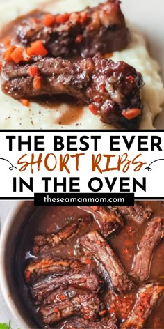 the best ever short ribs in the oven