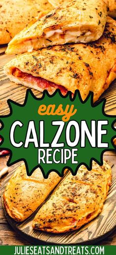 This delicious calzone recipe is perfect for a cozy night in. Filled with gooey cheese, tasty meats, and flavorful vegetables, it's sure to satisfy your cravings. Follow these simple steps to make your own homemade calzone. Homemade Calzone Recipe, Calzones With Pizza Dough, Pizza Calzone Recipe, Calzone Dough, Stromboli Recipe Easy, Refrigerated Pizza Dough