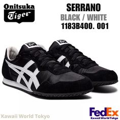 #ad Find ideas and inspiration for Onitsuka Tiger SERRANO BLACK / WHITE 1183B400 001 UNISEX Sneaker NEW!! F/S, Fashion Shoes Onitsuka Tiger Serrano, Tiger Onitsuka, Track And Field Spikes, Overall Style, Tokyo Kawaii, Spike Shoes, Onitsuka Tiger, Style Sneakers, Classic Sneakers