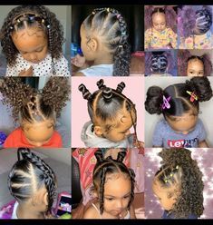 Cabello Afro Natural, Easy Hairstyles For Kids, Toddler Hairstyles Girl