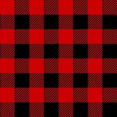 a black and red checkered fabric pattern