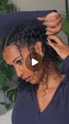 Womens Braids Hairstyles, Quick Easy Hairstyles Black Women, Vacation Hair Ideas Black Women, Edge Protective Hairstyles, 2 Cornrow Hairstyles, Two French Braids Natural Hair, Two Cornrow Braids Natural Hair, Type 4c Hairstyles Medium, Bridesmaids Hairstyles For Black Women