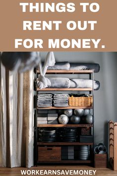 What are the best items to rent out for money. Make Passive Income, The Garage, Make Money From Home, Extra Money, Sports Equipment, Make Money, How To Make Money