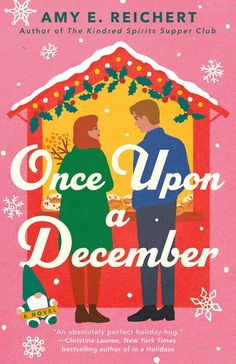 a book cover for once upon a december