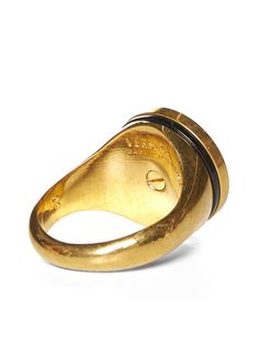 100% Metal Luxury Engraved Ring For Formal Occasions, Designer Engraved Round Rings, Medusa Ring, People Fall In Love, Burberry Hat, Gold Models, Saint Laurent Shoes, Chrome Hearts, Gianni Versace