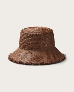 Hemlock Lenny Straw Bucket Hat in Mocha Straw Bucket Hat, Mocha Color, Pool Day, Let You Down, Hat For Women, Pool Days, Look In The Mirror, Straw Hat, Cleaning Clothes