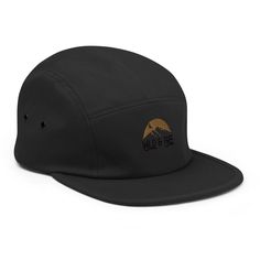 This camper style cap has a low profile and nylon strap clip closure. Comfortable and classic! • 100% cotton • Soft-structured • Five panel • Low profile • Metal eyelets • Nylon strap clip closure PLEASE ALLOW 4 TO 6 WEEKS FOR DELIVERY Five Panel Cap, Five Panel, Wild Free, Wild And Free, Low Profile, Baseball Hats, Black