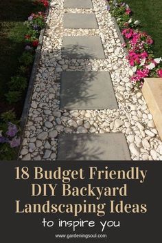 Budget Landscaping, Backyard Landscaping Ideas, Diy Backyard Landscaping, Garden Path, Garden Pathway, Landscaping Tips, Budget Backyard, Deco Floral, Cool Landscapes