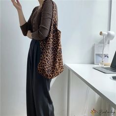 Bird in Bag - New bags women's bags tide models personality leopard pattern flower cloth bag casual fashion students shoulder handbag canvas bag Flower Cloth, Styles Women, New Bags, Commuter Bag, Pattern Flower, Cloth Bag, Student Fashion, Leopard Pattern, Shoulder Handbag