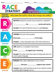 the race strategy worksheet