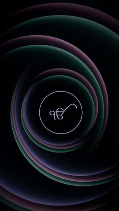 an abstract background with circles and the letter gf