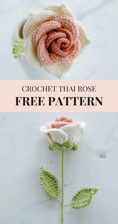 crochet that rose is free pattern and it looks like the flower in this photo