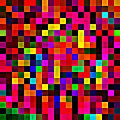 an image of colorful squares that are in the same color as they appear to be