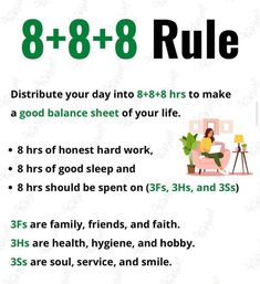 The 8+8+8 Rule, 8 8 8 Rule, Personal Improvement Plan, Best Self Help Books, Vie Motivation, Personal Improvement, Books For Self Improvement, Skills To Learn