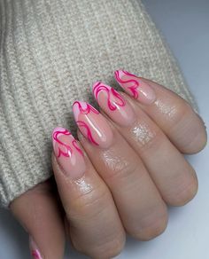 Pink Nail Ideas, Matted Nails, Diamond Nail Art, Nails Trend, Hello Nails, February Nails, Valentine Nails, Subtle Nails, Glow Nails