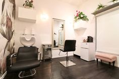 the salon is clean and ready for customers to use