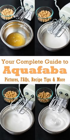 the complete guide to aquafaba pictures, faqs, recipe tips and more