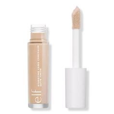 Hydrating Camo Concealer - e.l.f. Cosmetics | Ulta Beauty Hydrating Camo Concealer, Elf Concealer, Best Under Eye Concealer, Contour Highlight, How To Apply Concealer, Flower Water, Elf Cosmetics, Liquid Concealer, Too Faced Concealer