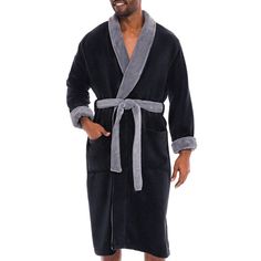 Adequate rest is invaluable to your overall health - and it is impossible to rest unless you are comfortable. That is why we have spent more than 10 years designing comfortable clothing to get you from dusk until dawn. Purchase this warm fleece robe for men today and relax in comfort and style. This soft robe is made from coral fleece fabric for a comfortable fit that Will last. Our microfiber fleece is made using chemical free dyes and is machine washable without the risk of pilling or shedding Mens Bathrobe, Robe For Men, Bedtime Outfit, Winter Robes, Luxury Robes, Fleece Robe, Soft Robes, House Coat, Coat For Men