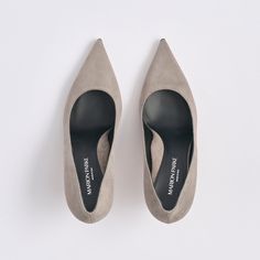 Reintroducing a timeless staple, the Classic Pump in koala gray. This koala gray pump is made from luxurious suede that emphasizes elegance in a classic design. A 3.3-inch (85mm) pump gives this high heel just enough lift.Handcrafted with exquisite attention to detail from fine suede, this shoe emphasizes comfort with our patented Triple I ™ signature invisible insole, designed by Marion Parke, a licensed Podiatrist. The suede will conform to your foot the more you wear it, which makes this shoe Grey High Heels, Comfortable Pumps, Grey Pumps, Classic Pumps, 3 Inch Heels, 2 Inch Heels, Digital Gifts, 4 Inch Heels, For A Reason