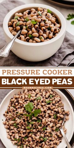 Learn how to cook black eyed peas without soaking! They're an easy dinner side. You can even use this pressure cooker black eyed pea recipe for main course ideas! So, get your Instant Pot ready and try them! Cooking Black Eyed Peas, Blackeyed Peas, Black Eyed Peas Recipe, Electric Pressure Cooker Recipes, Pea Recipes, Healthy Side, Instant Pot Dinner Recipes, Instapot Recipes