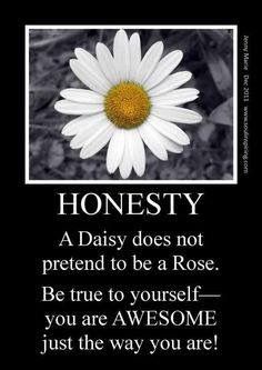 a white daisy with the words authentic on it and an image of a black background