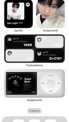 an info sheet showing the various types of electronic devices and their names in english, chinese, and japanese