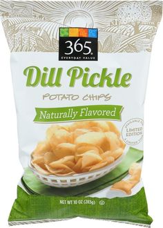 the bag of dill pickle potato chips