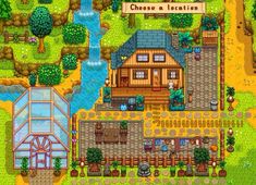 the farm town is shown in this screenshot