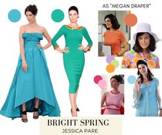 Discover the vibrant and energizing colors of the Bright Spring season with our complete guide! From bold and bright outfit ideas to makeup tips that will make you glow, we have everything you need to embrace this stunning seasonal palette. Plus, learn how to determine if you are a Bright Spring or a Clear Spring, so you can make the most of these radiant hues. Get ready to shine this spring! Bright Spring Color Palette | Bright Spring Outfits | Bright Spring Makeup | Bright Spring Nails | ... Clear Spring Makeup Color Palettes, Bright Spring Outfit Ideas, Bright Spring Color Palette Clothes, Bright Spring Neutrals, Bright Spring Celebrities, Bright Spring Color Palette Outfit, Clear Spring Makeup, Clear Spring Outfits, True Spring Outfits