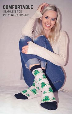 Turtle socks make a great gift for a tortoise lover. Made with soft combed cotton and comfort seamless toe. Casual Socks For Gift, Green Casual Socks For Playtime, Casual Green Socks For Playtime, Sock Boots Outfit, Nylon Leggings, Tennis Skirts, Cute Socks, Novelty Socks, Branding Photos