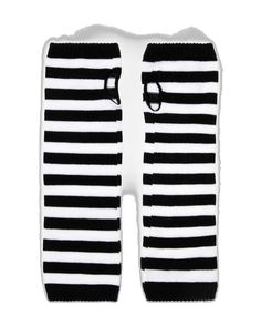 Hot Topic, Arm Warmers, White Stripe, Black And White, Black