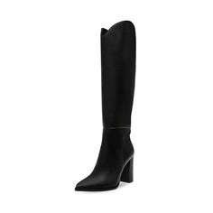 PRICES MAY VARY. Steve Madden Womens Pointed toe knee boot Slip-on style Curved topline Block heel Steve Madden Tall Black Boots, Knee Boot, Boots Knee, Synthetic Rubber, Kids Luggage, Pharmacy Gifts, Knee High Boots, Knee Boots, Steve Madden