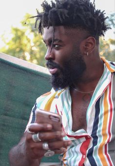 Black Men Long Hairstyles, Short Dreadlocks, Mens Twists Hairstyles, Mohawk Hairstyles Men, Mens Facial, Black Men Beards