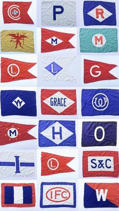 an image of many different types of flags