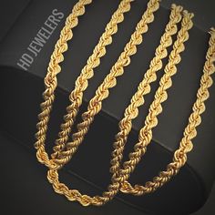 Brand New 10kt Gold Rope Chain Necklace Diamond Cut Italian 10kt Yellow Gold Chain Available In All Length: 20”, 22”, 24”,26” Thickness: 5mm Made In Italy **Packaging: Gift Box **If You Have Any Questions About The Length, Color, Stones, Quantity, Shipping, Or Anything Else, Feel Free To Contact Us 24/7 And We’ll Be Happy To Help! **You Can Also Visit Our Poshmark Store For A Large Selection Of Items! Luxury Formal Rope Chain Jewelry, Luxury Jewelry With Rope Chain Link, Luxury Rope Chain Link Jewelry, 14k Gold Rope Chain Luxury Necklace, Luxury Gold-plated Rope Chain Jewelry, Luxury 14k Gold Rope Chain Necklace, Luxury 14k Gold Necklace With Rope Chain, Elegant Rope Chain Jewelry In Cuban Link Style, Yellow Gold Necklace With Cuban Link Rope Chain