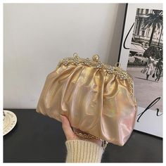 Classy Leather Clutch Bag FancySticated Cloud Bag, Party Clutch, Leather Clutch Bag, Bag Luxury, Chain Crossbody Bag, Leather Clutch Bags, Womens Purses, Handbags For Men, Luxury Women