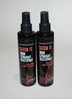 LOT (2) L'OREAL PARIS SLEEK IT IRON STRAIGHT HEATSPRAY HAIR SPRAY 5.7 OZ Items come from clean, smoke-free and pet-free home. Free shipping. Thank you for looking! Straight Hair Products, Silky Straight Hair, Hair Spray, L Oreal, Loreal Paris, Home Free, Straight Hair, Hair Products, Health And Beauty