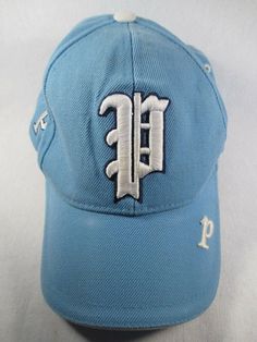 Hello! I am selling a P Blue Adjustable Baseball Cap Hat The pictures are of the Hat that you will receive. The Hat has marks that are viewable in the photos, otherwise in Great Condition. It has been stored in a non-smoking and non-pet environment. It will be shipped securely in a strong box. Tracking is included. All orders ship out daily, except on days when the post office is closed. Please check my store frequently. I am selling a lot of Hats and Collectables. Thank You for Looking! #7 Post Office, A P, Baseball Cap, Caps Hats, Baseball Hats, Collectibles, Baseball, Pet, Hats