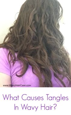 How To Fix Tangled Wavy Hair & How To Prevent Knots - Wavy Hair Care Shampoo For Thick Hair, High Porosity Hair, Best Hair Care Products, Low Porosity Hair Products, Hair Porosity, Hair Trim, Afro Puff