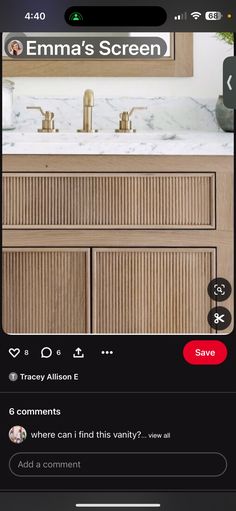 an image of a bathroom that is on the app for people to see it in their own home